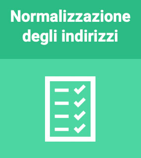 Normalizzazione degli indirizzi